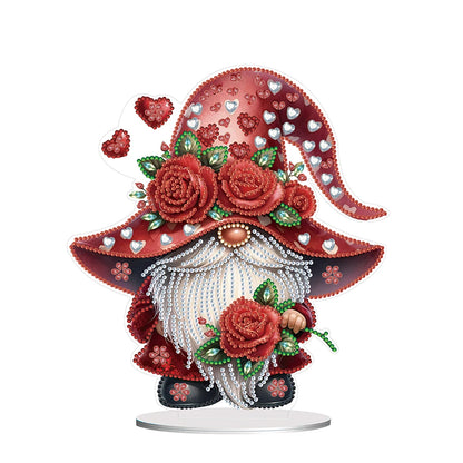 Special Shape Table Top Diamond Painting Ornament Kits Cute Gnome Diamond Painting Desktop Decorations Bedroom Table Decoration