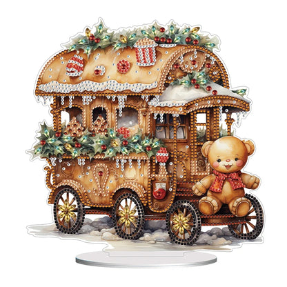 Special Shape Diamond Painting Table Decor Diamond Art Table Decor Christmas Crystal Painting Desktop Kit Gift for Christmas