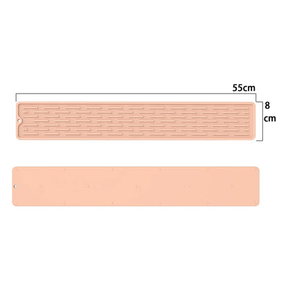 1pcHome Gadgets Silicone Faucet Mat Waterproof Cleaning Faucet Splash Catcher Mats Heat-insulation for Home Bathroon Accessories