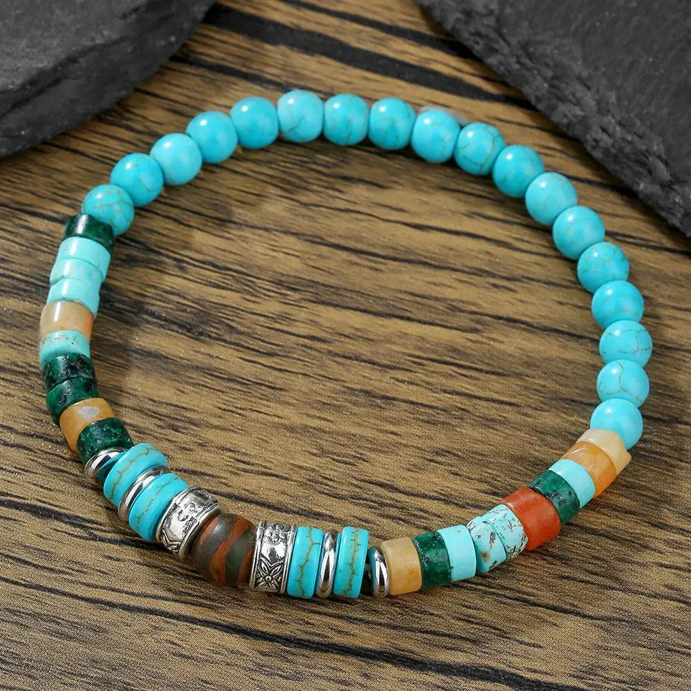 1PC Vintage Shells Beads Stones Bracelet Jewelry