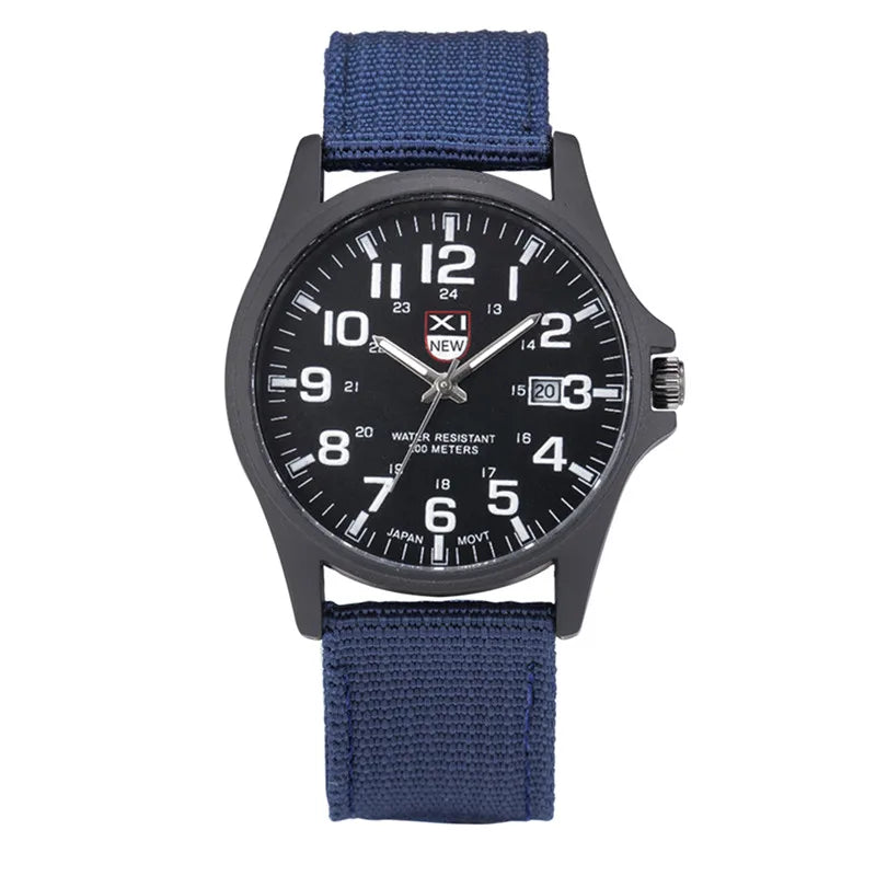 Sports Watch Quartz Nylon Band with Date