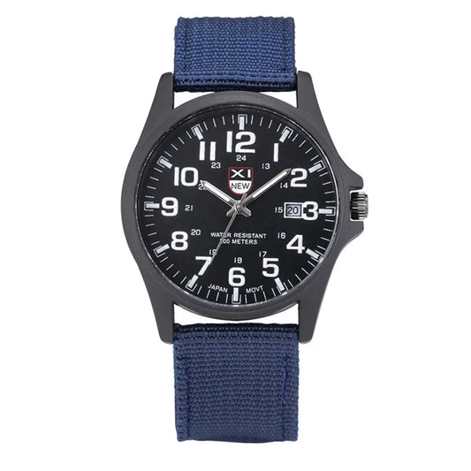 Sports Watch Quartz Nylon Band with Date