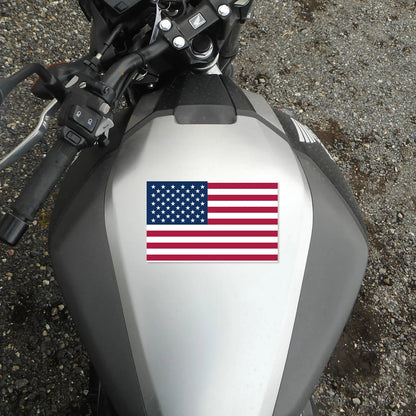 10 Sheets/Pack American Flag Sticker, Patriotic USA Flag Car Stickers