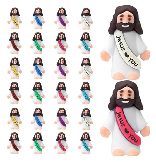 25 Pcs With Letters Christmas Jesus Ornaments Jesus Decoration Christmas Ornaments Jesus Loves You Toys Jesus Stuffers