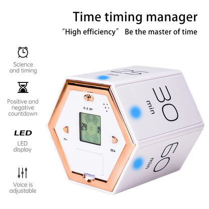 LED Display Creative Time Management Reminders 15 Seconds Long Prompt Countdown Timers Countup Timers Home Kitchen Gadgets