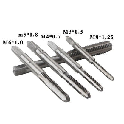 6pc T-Handle Tap Wrench Set M3-M8 Thread Tapping Tool Kit