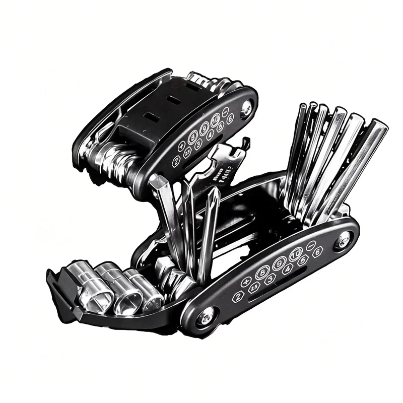 16-in-1 Socket Wrench Set, Non-Slip Rotating. Durable Stainless Steel for Home &amp; Car Repairs. Easy &amp; Universal Tool.
