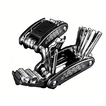 16-in-1 Socket Wrench Set, Non-Slip Rotating. Durable Stainless Steel for Home &amp; Car Repairs. Easy &amp; Universal Tool.