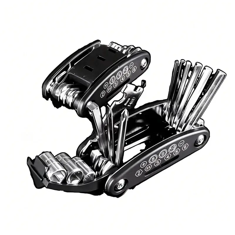 16-in-1 Socket Wrench Set, Non-Slip Rotating. Durable Stainless Steel for Home &amp; Car Repairs. Easy &amp; Universal Tool.
