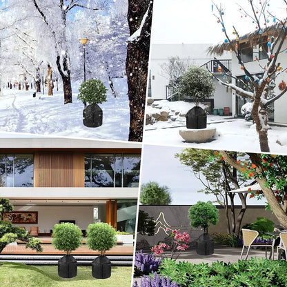 1/3PCS Potted Plants Thermal Protective Bag Winter Frost Protection Bag  Plant Insulation Cover Garden Yard Anti-freeze Tool
