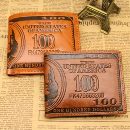 Wallets With 100 US Dollar Pattern