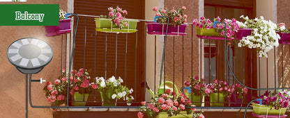 Solar Automatic Drip Irrigation System Kit, Auto Watering Kit for DIY Garden Watering System with 9 Timing Modes Outdoor Garden