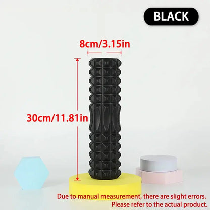 45 or 30cm Foam Massage Roller Hollow Column Fitness Equipment for Muscle Massage Physiotherapy and Sports Rehabilitation
