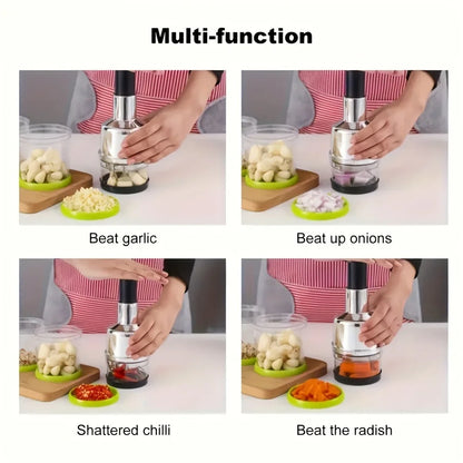 Stainless Steel Garlic Press Crusher Manual Garlic Mincer Chopping Garlic Tools Fruit Vegetable Slicer Tools Kitchen Accessories
