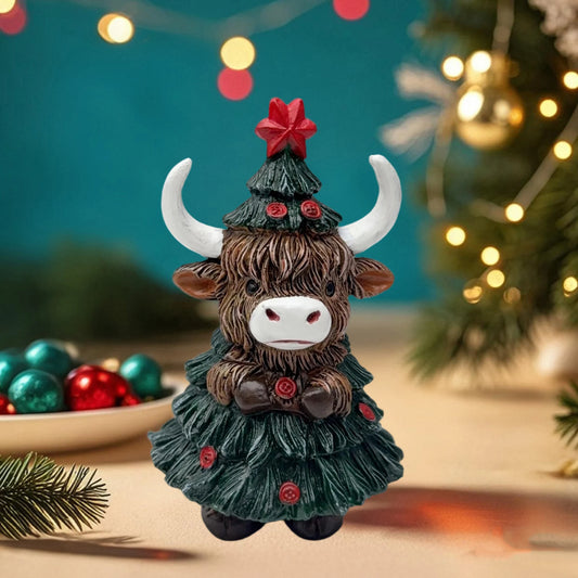 Christmas Reindeer Figurine Holiday Decor Elk Statue Ornament for Home Office Tabletop Decoration Gift 2021