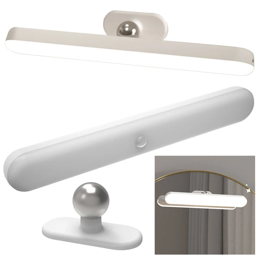 Wireless Magnetic Cabinet Lights Battery Operated LED Eye Protection Light Adjustable Color Brightness & Angle for Home Bathroom