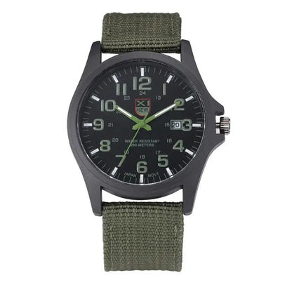 Sports Watch Quartz Nylon Band with Date