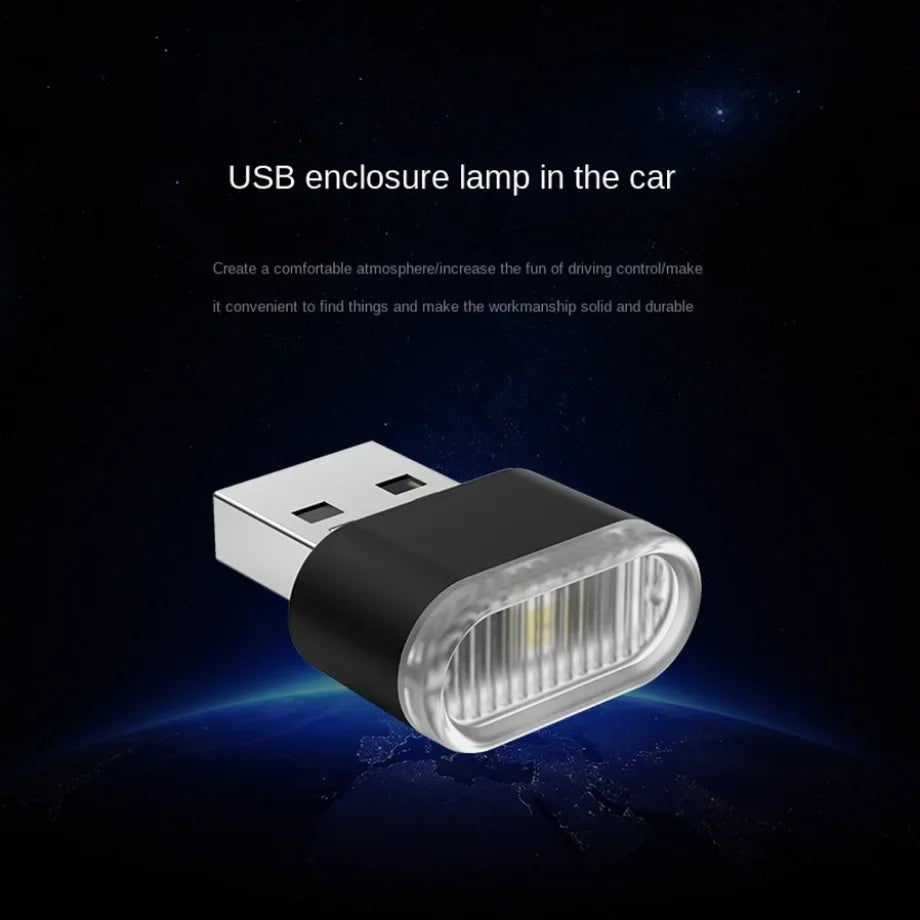Car Mini-USB LED Atmosphere Lighting Universal PC Portable Plug and Play