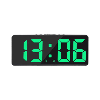 LED Clock Luminous Temperature Calendar Alarm Clock