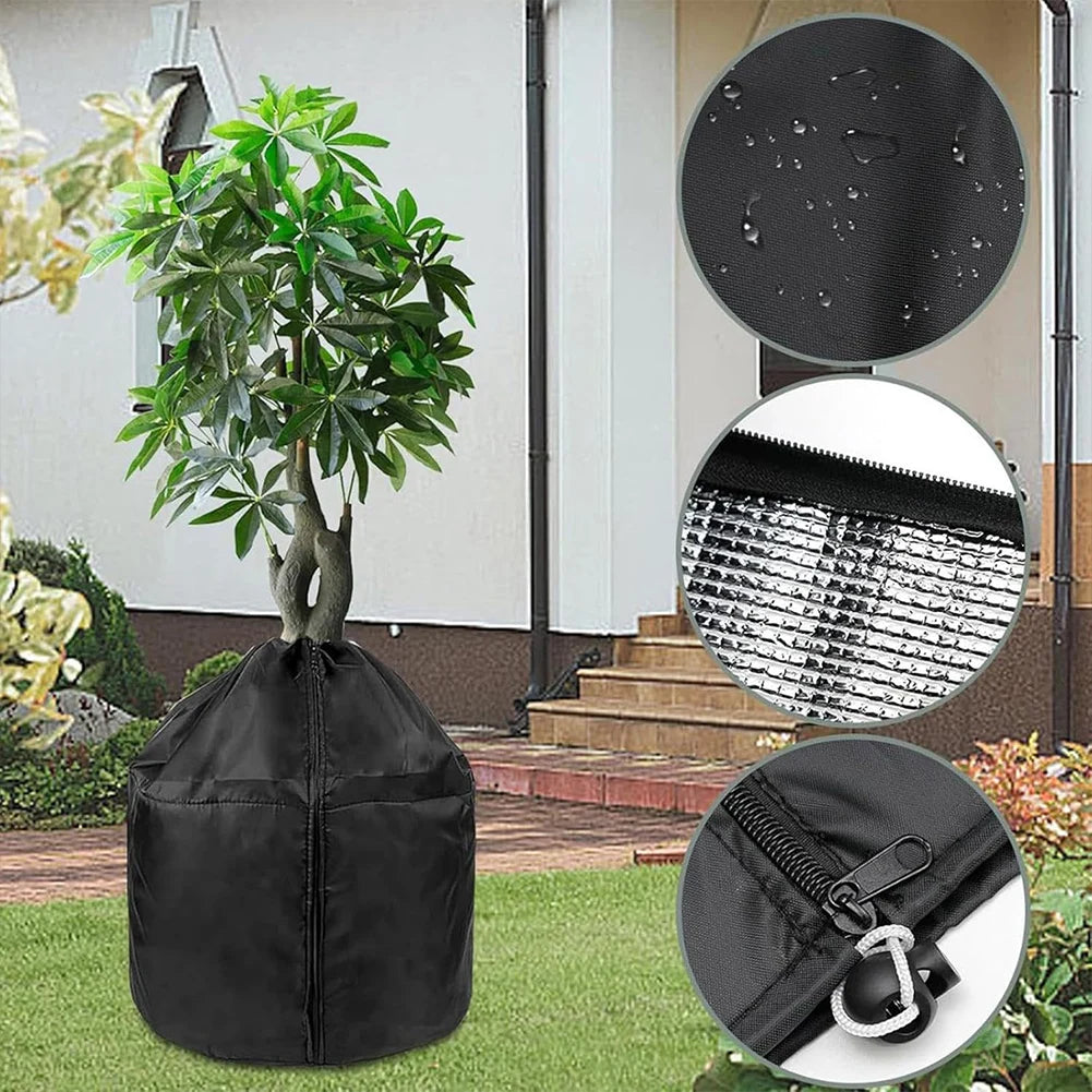 1/3PCS Potted Plants Thermal Protective Bag Winter Frost Protection Bag  Plant Insulation Cover Garden Yard Anti-freeze Tool