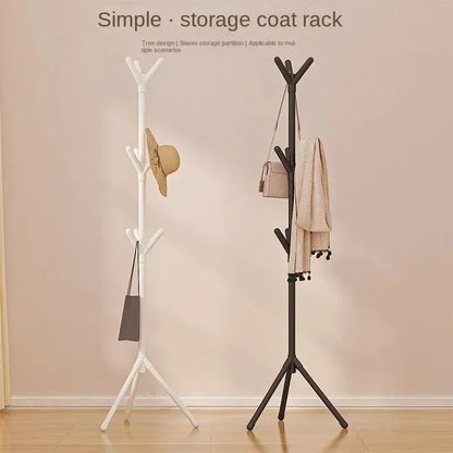 Clothes Rack Stand Tree Branch Shape Multi Hook Mobile and Convenient Coat Rack for Home Living Room Hangers Clothes Rack Stand