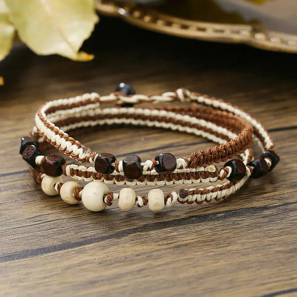 1PC Vintage Shells Beads Stones Bracelet Jewelry