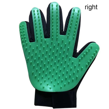 Pet Grooming Glove Dog Cat De-shedding Hair Remover Massage Brush