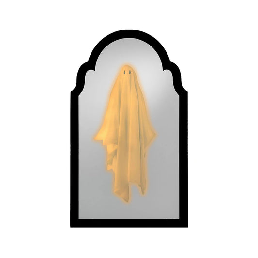 NEW Ghost Mirror Halloween Decorations Night Light Spooky Apparition Halloween Hologram Ghost Mirror Prank Halloween Party Decor