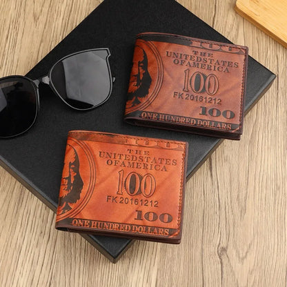 Wallets With 100 US Dollar Pattern