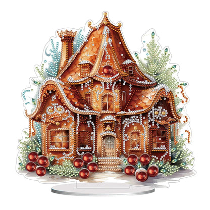 Special Shape Diamond Painting Table Decor Diamond Art Table Decor Christmas Crystal Painting Desktop Kit Gift for Christmas