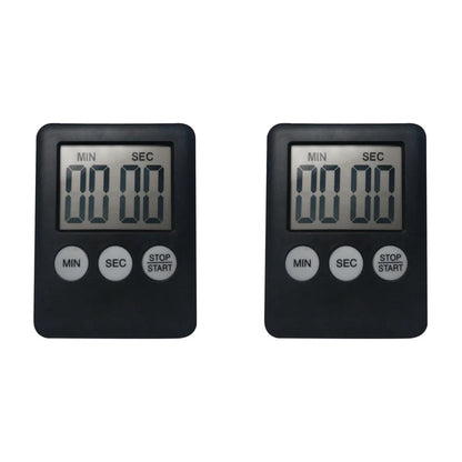 10-1PC Mini Electronic Timer Stopwatch LCD Display for Sports Exercise Baking Cooking Digital Timer Multi-Function Kitchen Timer