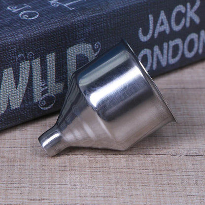 Stainless Steel Funnel Non-toxic Oil Liquid Funnel  Multi-function Handhold Portable Security Food Grade Kitchen Supplies