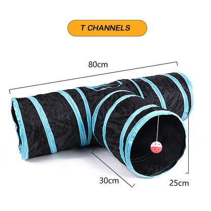 Cat Tunnel  Foldable Cat Play Toy Breathable Barrel Pet Supplies
