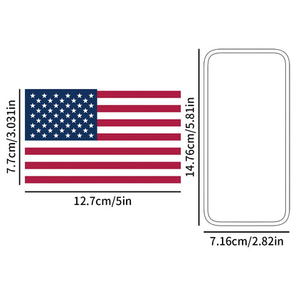 10 Sheets/Pack American Flag Sticker, Patriotic USA Flag Car Stickers