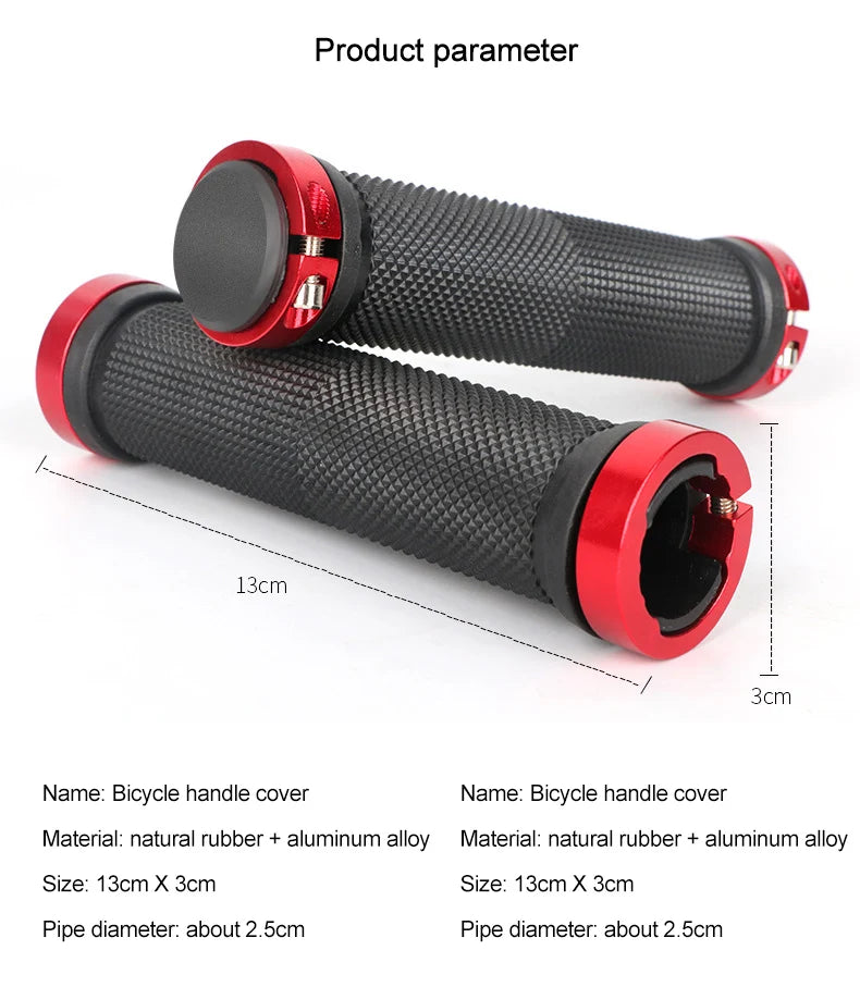 Handlebar Grips BMX Bike Mountain MTB Bikes Cycling Non-slip Bilateral Lock