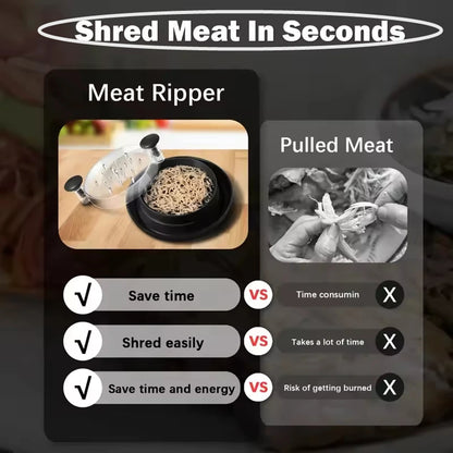 Kitchen Chicken Shredder Non-Slip Meat Grinders For Pork Beef Cooked Chicken Breasts Vegetable Kitchen Tool Handle Shredder
