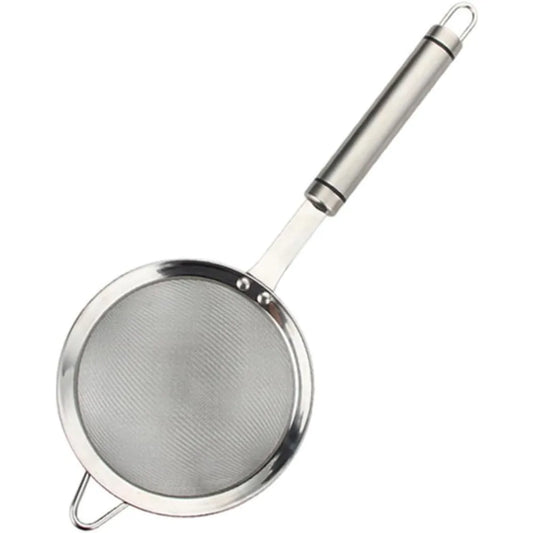 Stainless Steel Mesh Colander Strainer for Cooking Liquid Separation Dishwasher Kitchen Tool for Soy Milk Food Straining