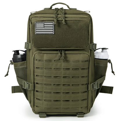 45L Tactical Backpack survival Bag Hunting MOLLE Backpack GYM For Men EDC Outdoor Hiking Rucksack Witch Bottle Holder