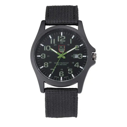 Sports Watch Quartz Nylon Band with Date