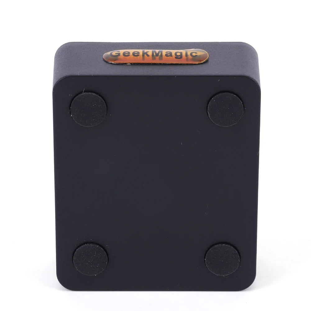 Crystal Cube Photo Display Holographic Desktop Smart Weather Station Digital Clock with GIF Animations Album
