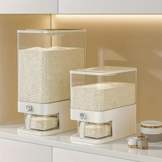 1 storage container for grains and rice, large-capacity grain storage container, household reusable rice bucket with pest and mo