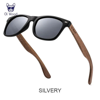 Natural Wooden Classic Sunglasses Polarized Mirrored UV400