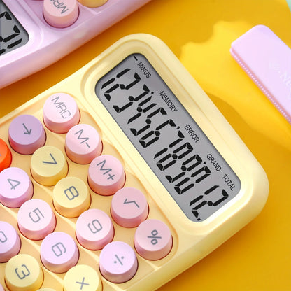 12-digit large LCD Display Large Buttons Flexible Keyboard Calculator