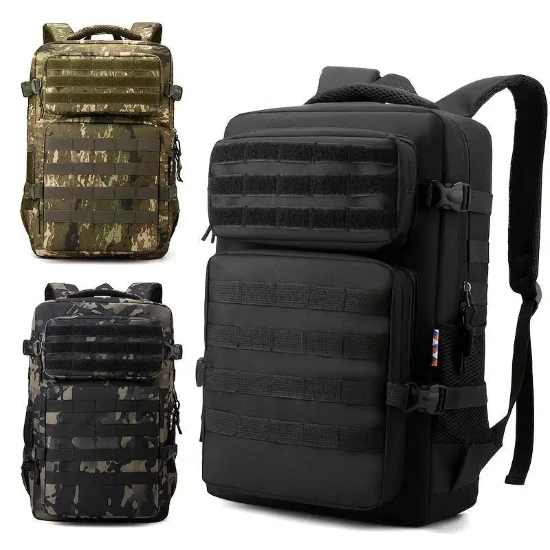 Tactical Camouflage Backpack, Hiking, Camping, Large Capacity Outdoor Sports