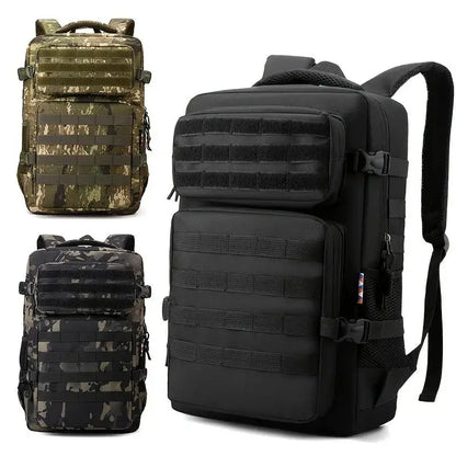 Tactical Camouflage Backpack, Hiking, Camping, Large Capacity Outdoor Sports