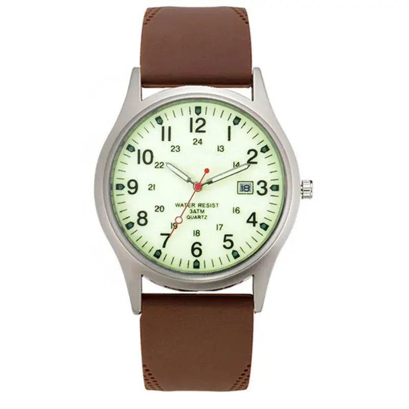 Casual Sports Watch Quartz Silicone Band