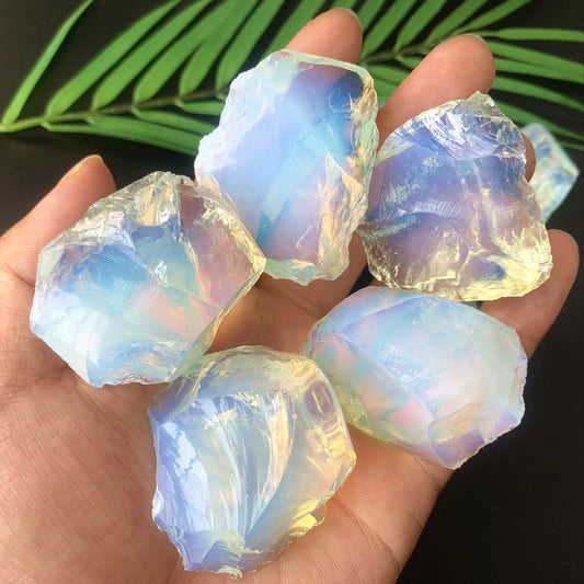 Opal Rough Stone - Handmade Jewelry Making Accessories, Aromatherapy Aesthetic Home Decor, Aromatherapy Healing Stones.