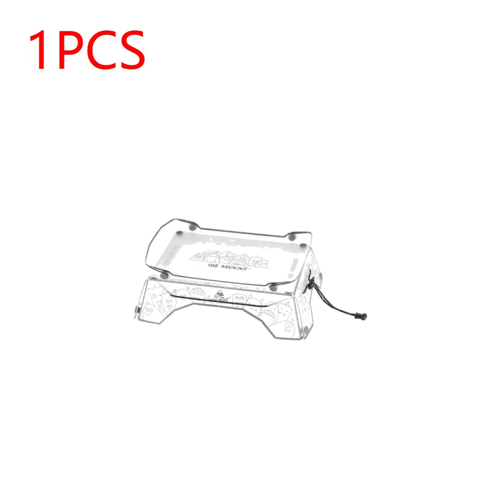 1/2Pcs Folding Mini Camping Table Ultralight Food-Grade PP Board Folding Table and Tray For Outdoor Camping Hiking Picnic Gadget