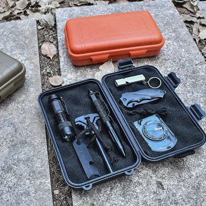 S/L/XXL Outdoor Plastic Waterproof Survival Container Camping Outdoor Travel