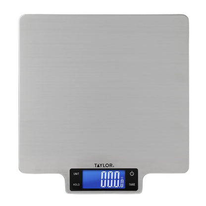 22 lb ultra-precise digital stainless steel kitchen and food scale, weighing food and small items hassle-free